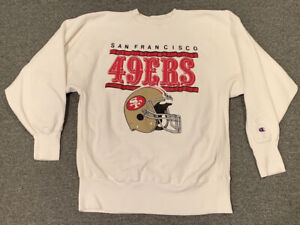 Vintage San Francisco 49ers Champion Reverse Weave Crewneck Sweatshirt Sz L NFL