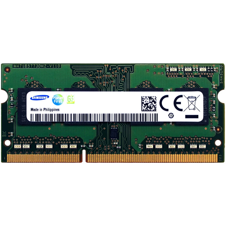 Samsung 4GB 1Rx8 PC3-12800 DDR3 1600 MHz 1.5V SODIMM SR Laptop Memory RAM 1x 4G - Image 1 of 1