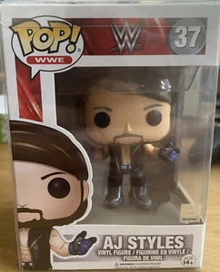 WWE AJ Styles Funko Pop Vinyl Figure 37 With Pop Protector + FREE POST Wrestling - Picture 1 of 6
