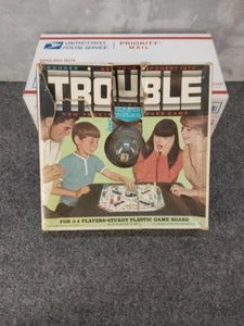 Vintage 1965 Trouble Pop O Matic Board Game No. 310 Kohner Bros (Parts) - Picture 1 of 2