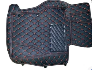 Diamond Stitch Car Floor Mats 4 Pcs Full Set  (Open Box) - Picture 1 of 4