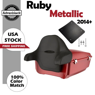 Ruby Metallic King Tour Pack Fits 2014+ Indian Chief/ Chieftain/ Dark Horse - Image 1 of 4