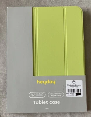Tablet Case For Apple iPad 10.9" 10th Gen. By Heyday. Pastel Lime - Image 1 of 2