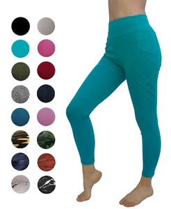 LYDAA Leggings with Pockets for Women, High Waist, High Stretch Yoga Pants - Picture 1 of 72
