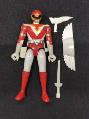 Figura Bandai Toei Power Rangers Jetman Red Hawk Chogokin con caja 1990 usada JP Foto 1 de 4
