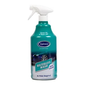 Triplewax Waterless Wash No Wax Top Up Cleaner Quick Detailer Car Caravan 1L x12 - Picture 1 of 9