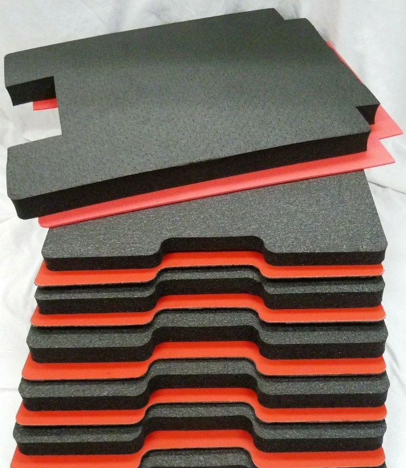 1560 tool foam inserts for Pelican 1560 case Black foam with red Hard plastic - Image 1 of 1