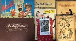 7 x Märchen Kinder-Bilder Mecki bei Harum al Raschid Die Waldschule..alt! - Bild 1 von 1