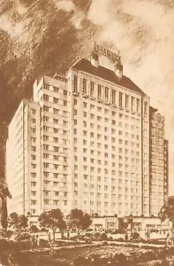 Postal de colección de 1930 de The Shamrock Hotel America's Magnificent Hotel Houston, TX - Imagen 1 de 2