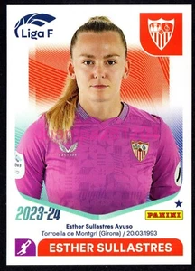 ESTHER SULLASTRES #244 SEVILLA FC CROMO LIGA F 2023-24 FEMENINA PANINI 23/24 - Imagen 1 de 2