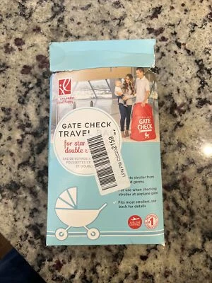 J.L. Bolsa a cuadros Childress Gate para cochecitos estándar y dobles - roja Foto 1 de 2