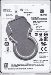 ST2000LM007 p/n: 1R8174-570 f/w: EB01 s/n: ZDZ TK JUN/2020 2TB SATA 2.5" SEAGATE - Imagen 1 de 5