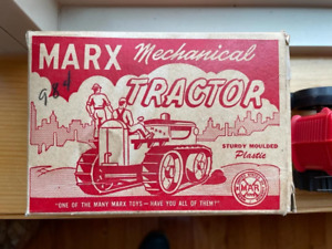 Marx Mechanical Toy Tractor (Dozer) with original box
