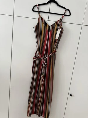 Gestreifter Jumpsuit mit Spaghettiträgern - Bild 1 von 4