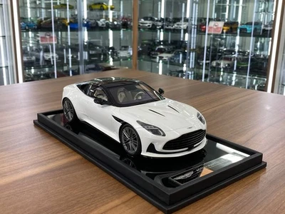 Aston Martin DB12 Coupe – MotorHelix Zenith White  Limited 99 Pcs [ 1/18 Resin] - Image 1 of 4