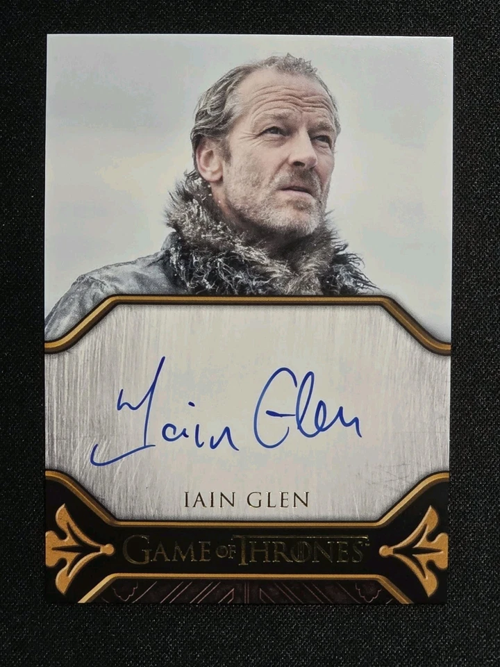 Juego de Tronos 2023 arte e imágenes legado Iain Glen Jorah Mormont automático Foto 1 de 2