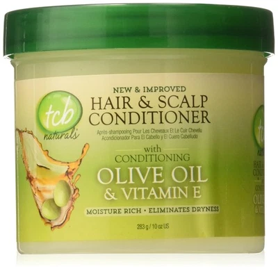 Tcb Naturals Conditioner H&S Olive Oil & Vit-E Jar 10oz - Image 1 of 2