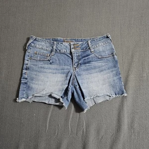 Pantaloncini jeans blu taglio elasticizzato Decreto taglia 11 - Foto 1 di 13