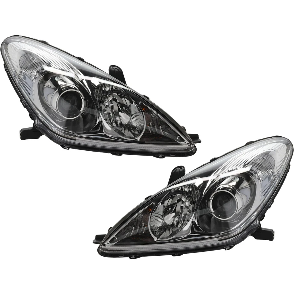 Halogen Headlight Set For 2005-2006 Lexus ES330 Left and Right Side with Bulb Foto 1 de 4