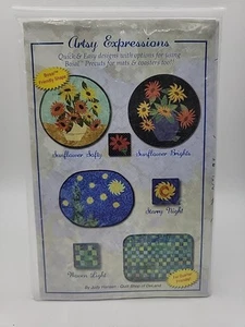 Artsy Expression 3 Quilted Placemats Coasters Pattern Booklet Judy Hansen New - Picture 1 of 2