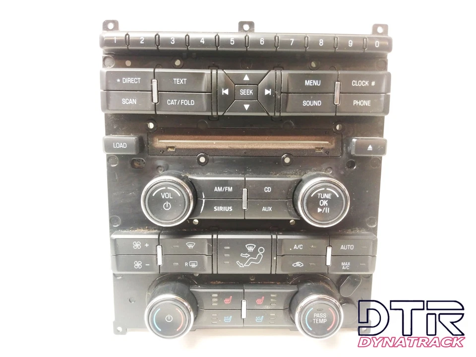 Ford Taurus 3.5L 2010-2012 Radio Climate Control Panel Heat AC AG1T-18A802-DB Foto 1 de 4