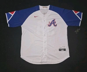 NEU Nike Authentic Atlanta Braves City Connect Trikot Herren Größe Large Neu mit Etikett 3XL - Bild 1 von 9