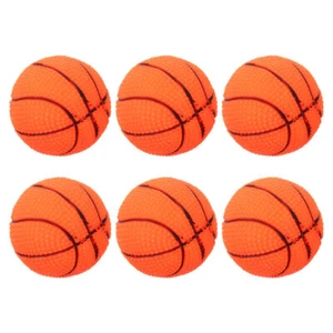 6 Pcs Small Basketball Dog Exercise Toys Sports Themed - Picture 1 of 12