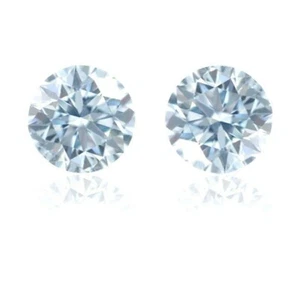 Diamante Azul - Par de Rondas GIA Diamante Azul Claro Natural Suelto de 0,11 quilates VVS2 - Imagen 1 de 5