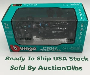Bburago F1 Mercedes AMG George Russell #63 With Helmet 2023 W14 $8.95 Buy It Now - Picture 1 of 19