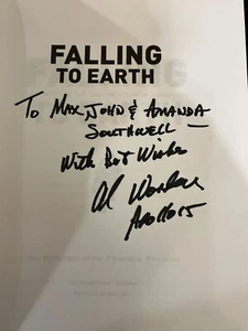 Falling to Earth book hand signed by astronaut Al Worden Apollo 15 - Picture 1 of 9