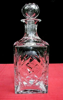 Saint Louis Chantilly Double Whiskey Decanter Karaffe Wein- Kristall Größe B - Bild 1 von 4