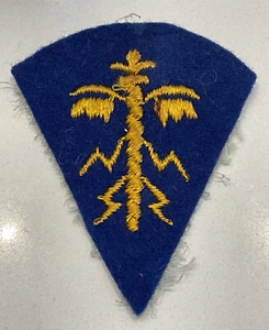 WWI U.S. Army Liaison Services Embroidered Wool Felt Uniform Sleeve Patch WW1 - Picture 1 of 2