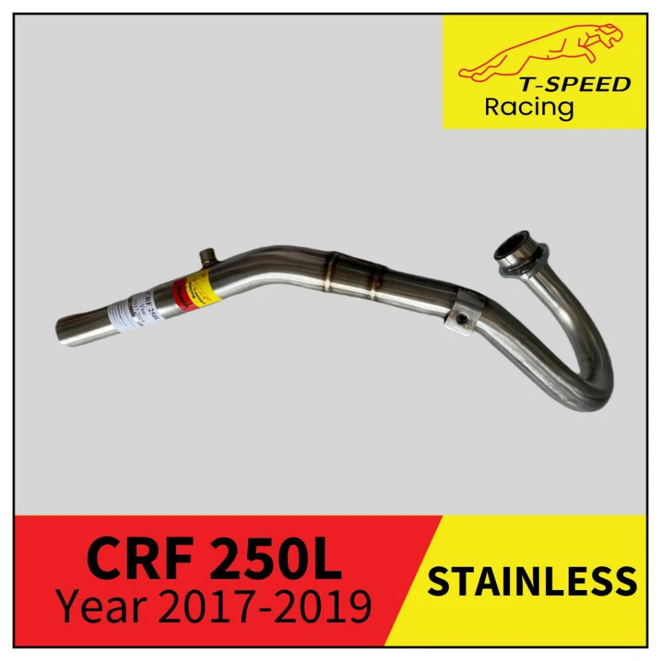 Exhaust Pipe Header Size 32-38mm Stainless Steel Fit For Honda CRF250L 2017-2019 Foto 1 de 1