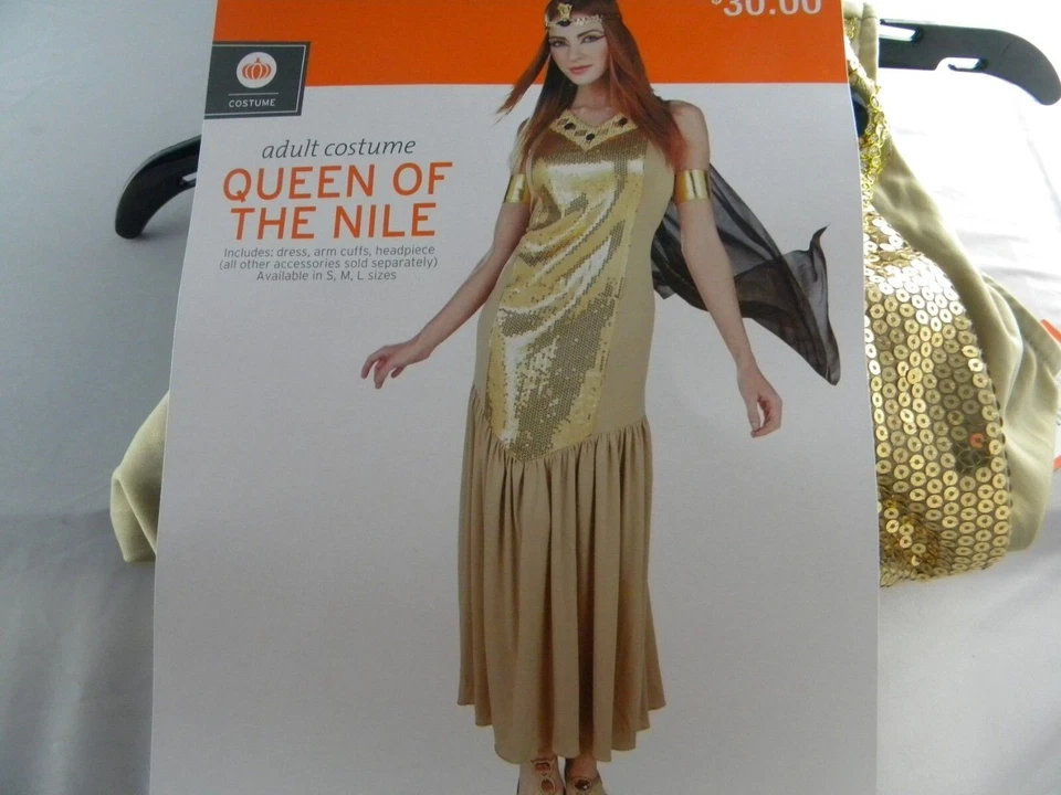 Womens Cleopatra Egyptian Queen of the Nile Halloween Costume  Size Small  - Image 1 of 1