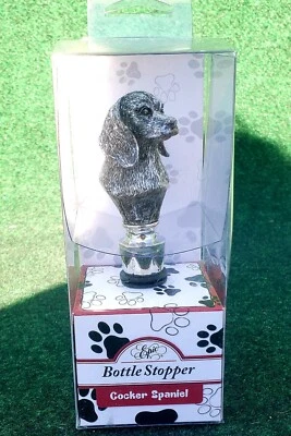 Nuevo Epic Cocker Spaniel Botella Tapón de Vino Sello de Goma Perro Metal Cachorro Foto 1 de 4