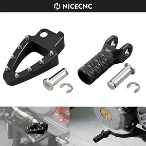 NICECNC Bremspedal Trittplatte Schalthebelspitzen Für Honda XR650L 1993-2025 - Picture 1 of 15