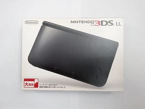 Nintendo 3DS XL LL  Black Working Tested Language Japanese ver From Japan - Picture 1 of 11