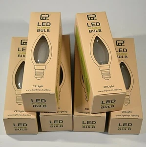 6 CRLight E12 2W 5000K dimmbar Antik Stil LED Filament Glühbirnen - Bild 1 von 6