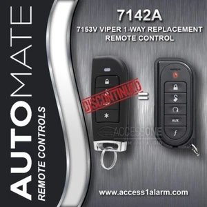 New Viper 7153V 1-Way Remote Control For Discontinued 7142A FCC ID EZSDEI7152A - Picture 1 of 4