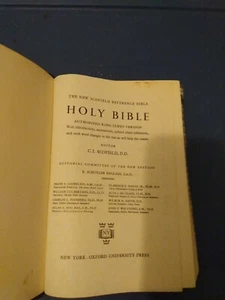 New Scofield Reference Bible 1967 Edition King James - Picture 1 of 11