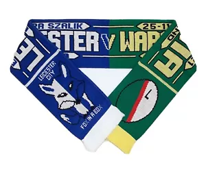 Leicester City v Legia Warsaw 25/11/2021 Scarf - Football Scarves & Memorabilia - Picture 1 of 7