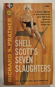 Vintage Gold Medal Mystery Paperback SHELL SCOTT'S SEVEN SLAUGHTERS From... - Picture 1 of 3