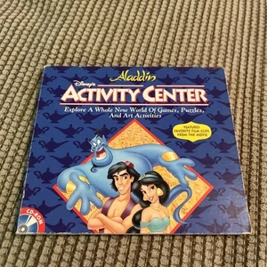Disney's Activity Center Aladdin CD-Rom Mac or Win 1994 Walt Disney - Picture 1 of 5