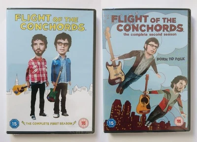FLIGHT OF THE CONCHORDS Seasons 1 and 2 DVDs. BRAND NEW AND SEALED - Image 1 of 4