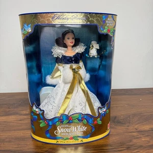 Vintage Disney Holiday Princess Schneewittchen Puppe 1998 Mattel Special Edition Neu in OVP - Bild 1 von 7