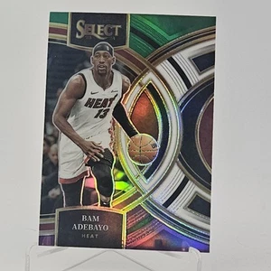 2023-24 Panini Select - Premier Level Bam Adebayo #142 Green White Purple Prizm - Picture 1 of 2