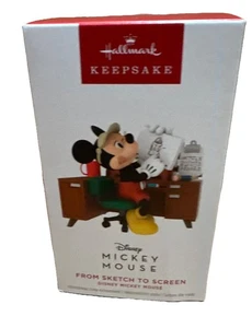 Hallmark 2025 Mickey Mouse FROM SKETCH TO SCREEN Ornament - Picture 1 of 2