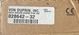 Huelga eléctrica VON DUPRIN 6223 24VDC FSE DS US32D 028642-32 - Imagen 1 de 6