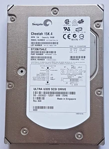 36 GB Seagate Cheetah 15K.4 ST336754LC Ultra320 SCSI 80pin HDD 3.5 " Hard Drive - Picture 1 of 1