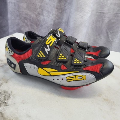 Zapatos de ciclismo SIDI 43 negro rojo amarillo Foto 1 de 4